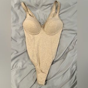 House of CB cotton thong bodysuit
